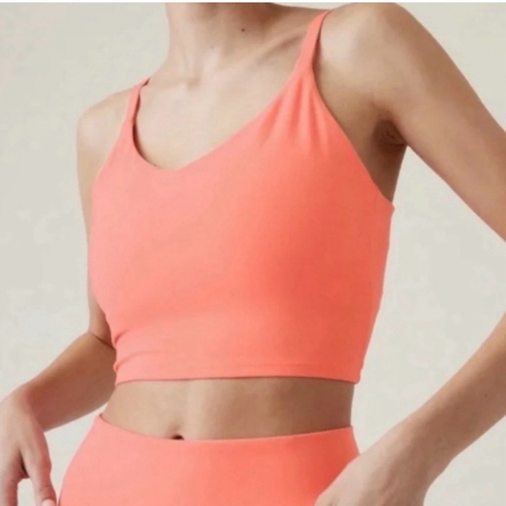 Athleta Elation V Neck Sports Bra
